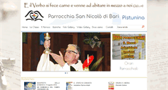 Desktop Screenshot of parrocchiasannicolapistunina.it